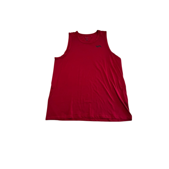 RVCA Men’s Red Sports Tank Size Large - Picture 1 of 4